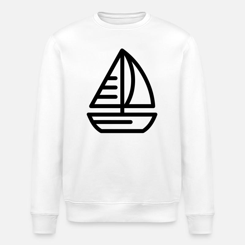 bateau - Sweat bio ROLLER Stanley/Stella Unisexe - blanc