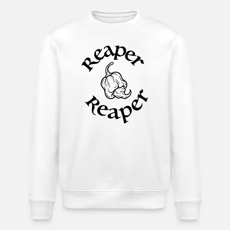 Faucheur de Caroline - Sweat bio ROLLER Stanley/Stella Unisexe - blanc
