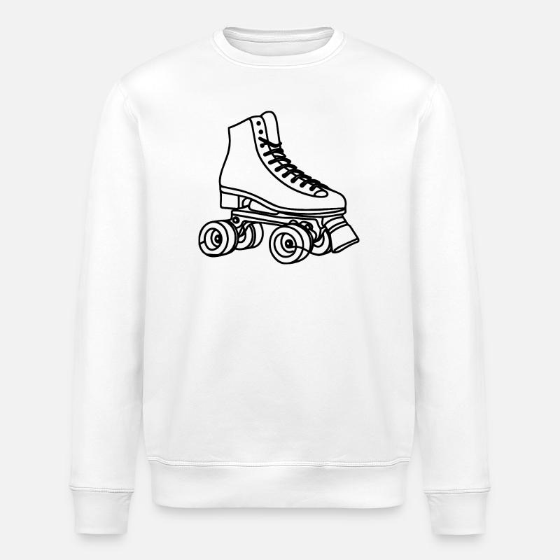 Roller skates - Stanley/Stella ROLLER Unisex Organic Sweatshirt - white