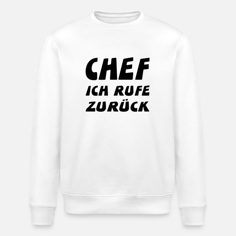 Chef - Stanley/Stella Unisex Bio-Sweatshirt ROLLER - Weiß