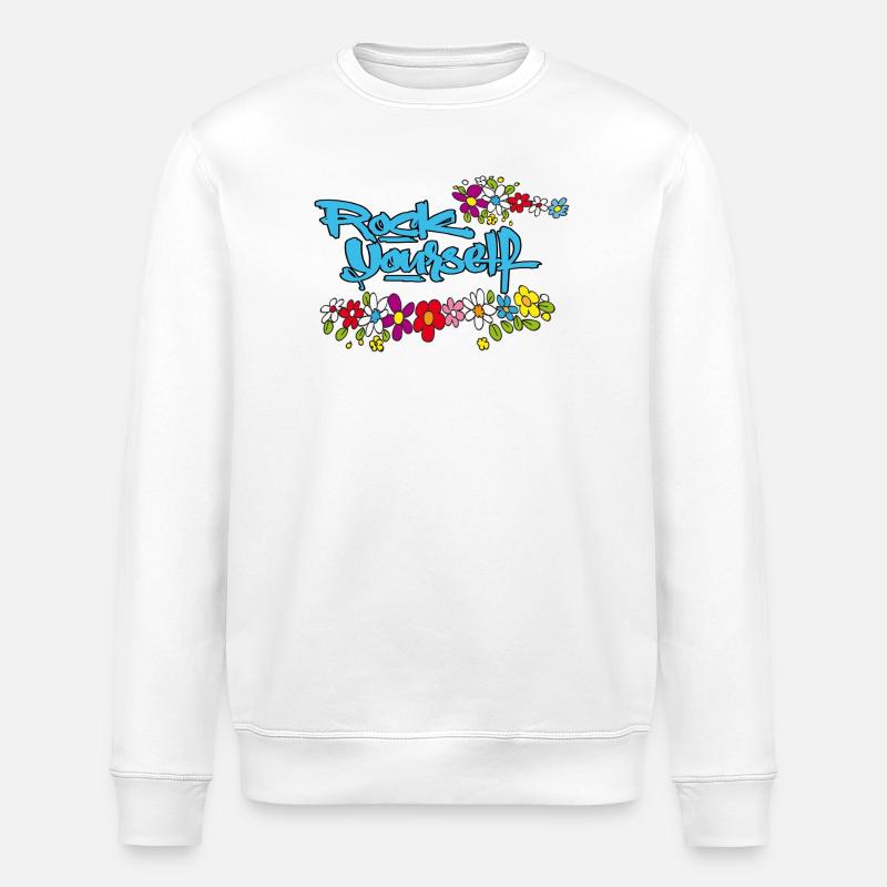 Balancez-vous - Sweat bio ROLLER Stanley/Stella Unisexe - blanc