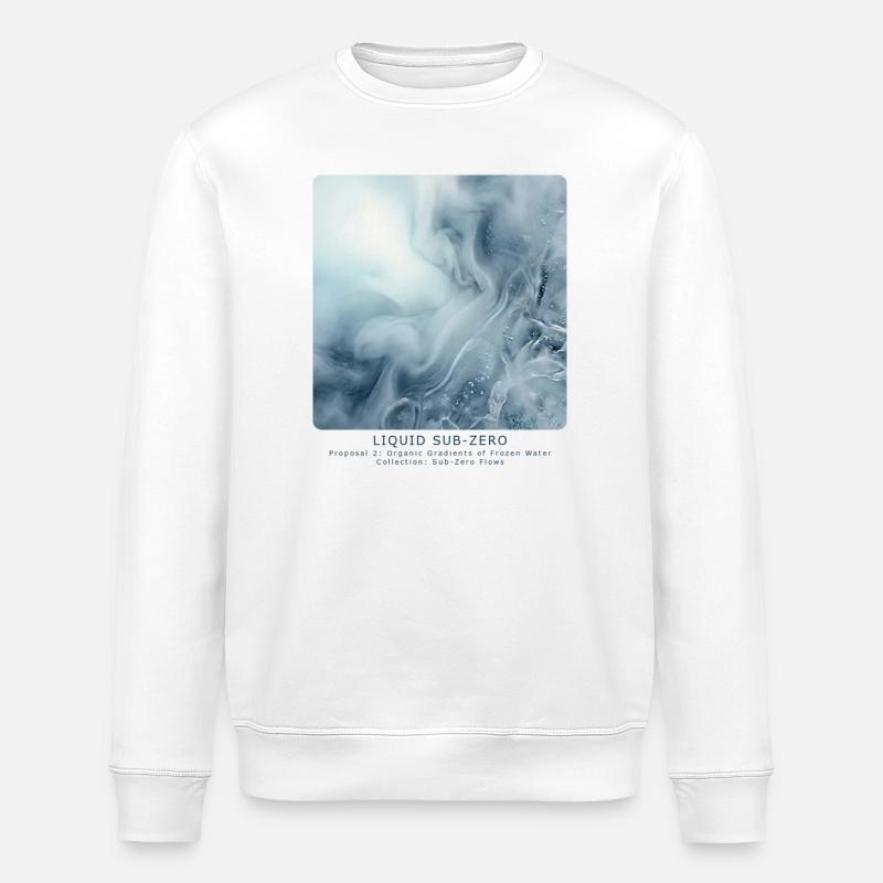 Liquid Sub-Zero - Stanley/Stella Unisex Bio-Sweatshirt ROLLER - Weiß