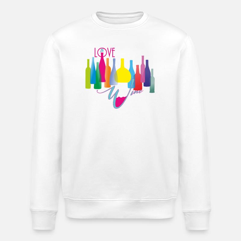 love_Wine_2 - Stanley/Stella Unisex Bio-Sweatshirt ROLLER - Weiß