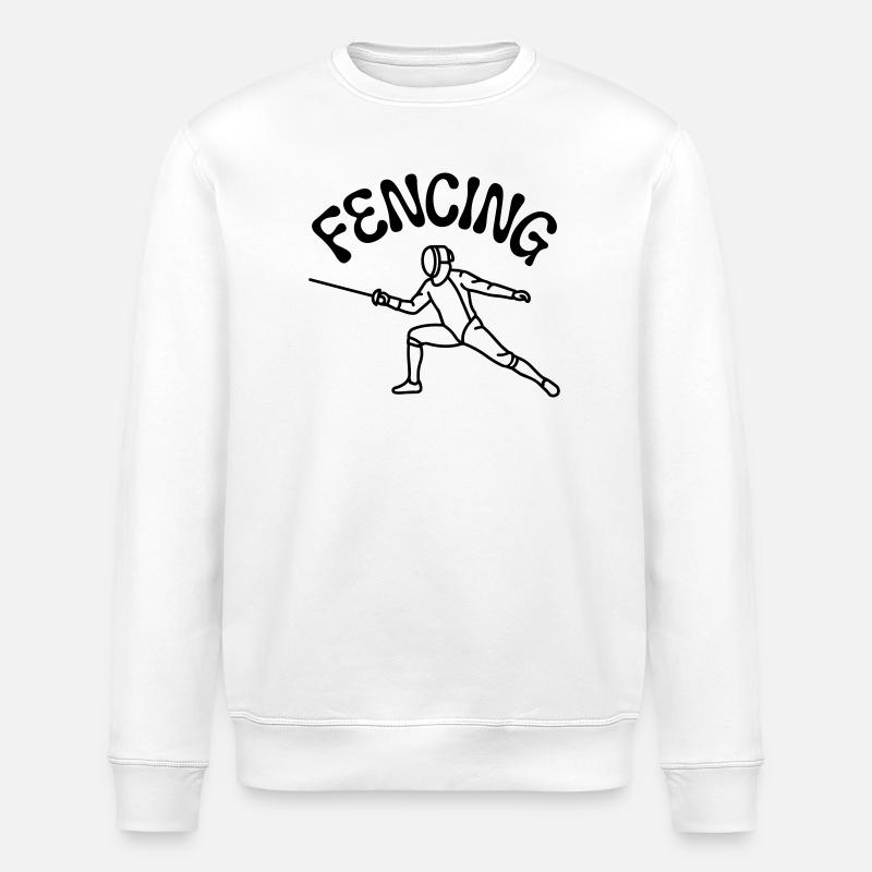 Fechten - Stanley/Stella Unisex Bio-Sweatshirt ROLLER - Weiß