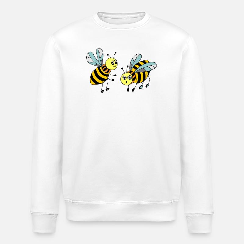 Insects - Stanley/Stella ROLLER Unisex Organic Sweatshirt - white