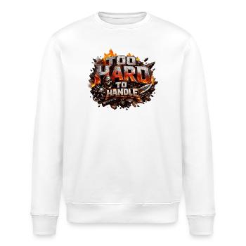 Too Hard To Handle - Stanley/Stella ROLLER Unisex Organic Sweatshirt - white - Front - Nik (191cm)