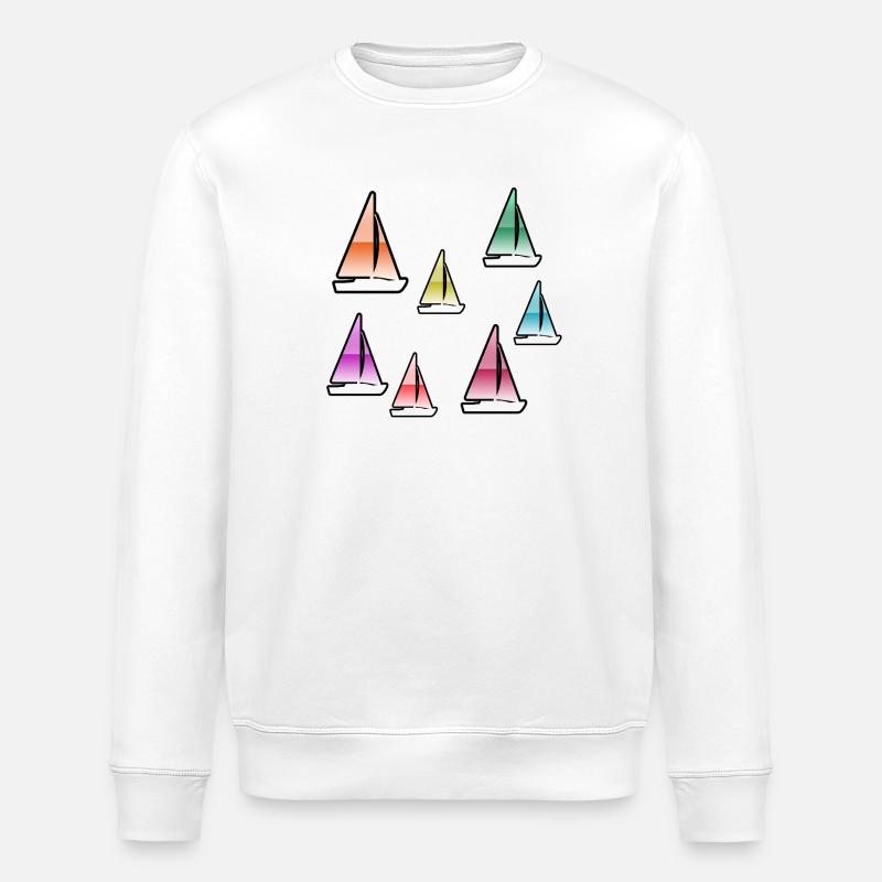 Sail - Stanley/Stella ROLLER Unisex Organic Sweatshirt - white