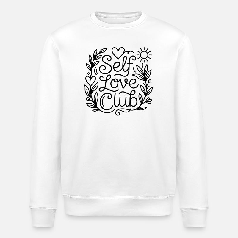 L’amour de soi - Sweat bio ROLLER Stanley/Stella Unisexe - blanc
