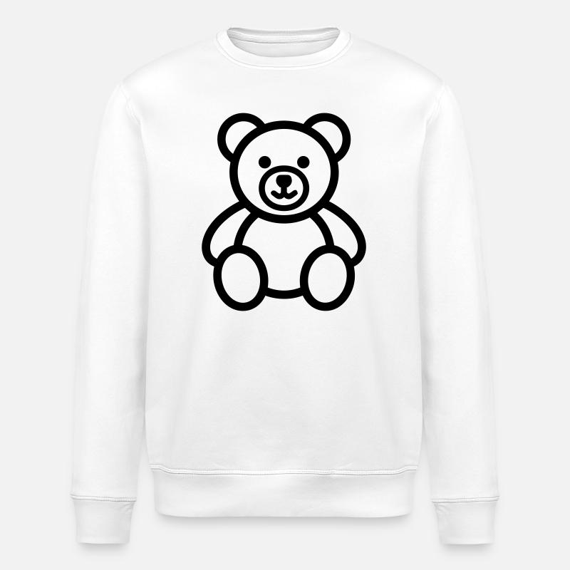 ours - Sweat bio ROLLER Stanley/Stella Unisexe - blanc