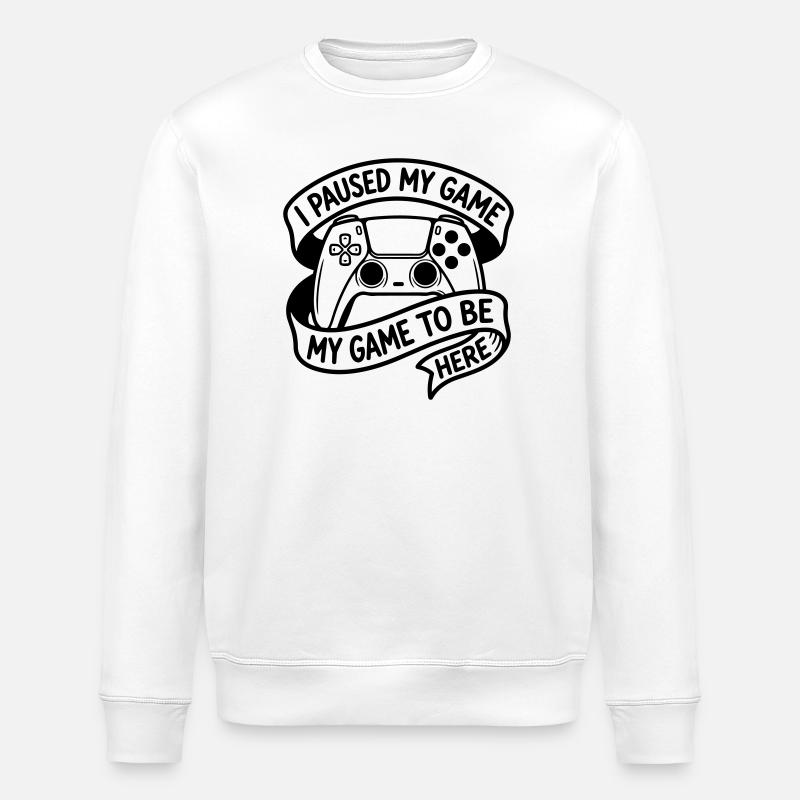 Gaming - Stanley/Stella Unisex Bio-Sweatshirt ROLLER - Weiß