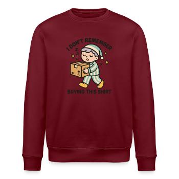 Keine Erinnerung | Schlafwandler Humor - Stanley/Stella Unisex Bio-Sweatshirt ROLLER - Weiß - Vorne - Nik (191cm)