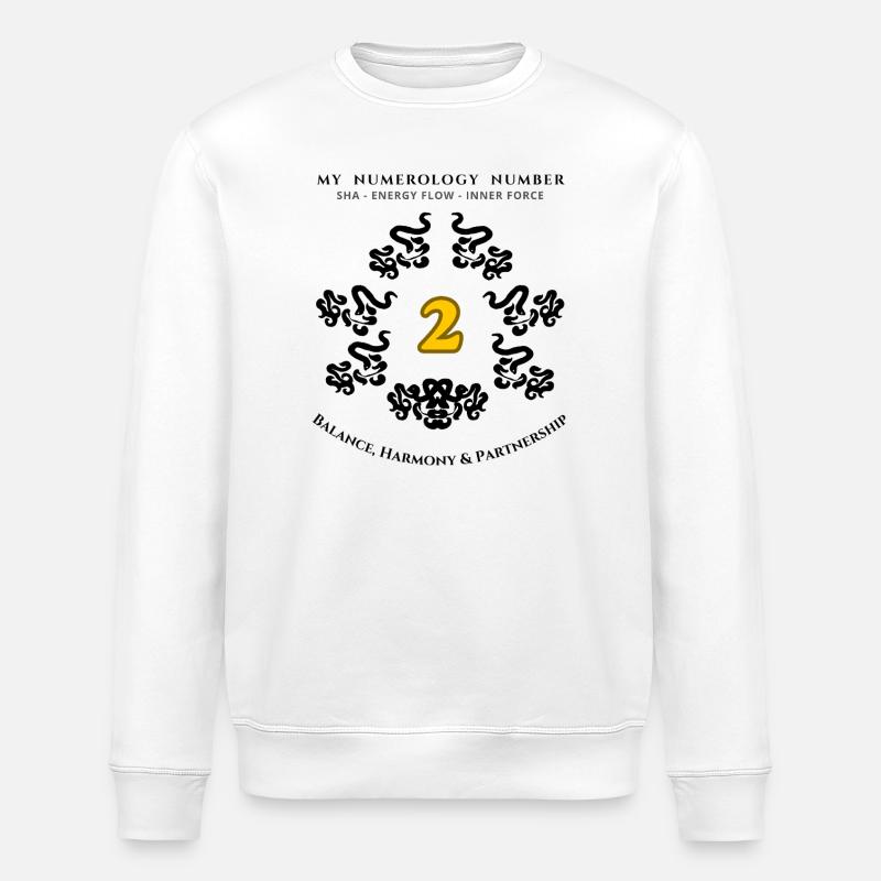 Numer_2 - Stanley/Stella Unisex Bio-Sweatshirt ROLLER - Weiß