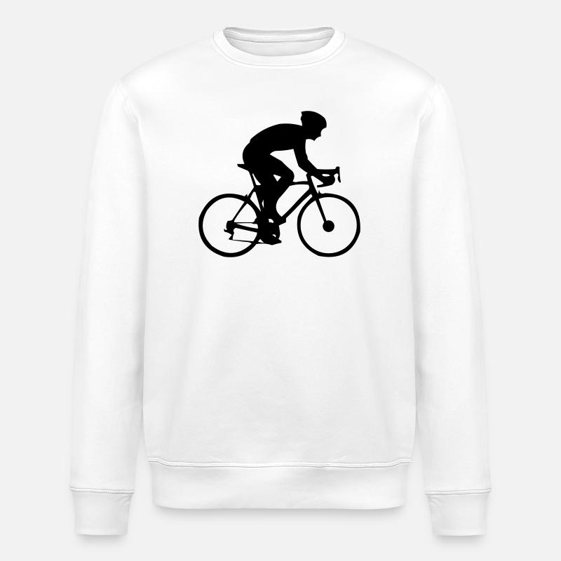 biker - Stanley/Stella ROLLER Unisex Organic Sweatshirt - white