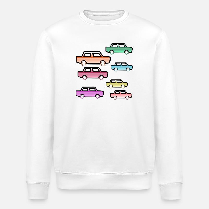 Automobiles - Sweat bio ROLLER Stanley/Stella Unisexe - blanc