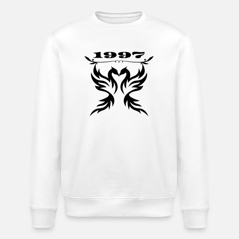 Fleur de l’année 1997 - Sweat bio ROLLER Stanley/Stella Unisexe - blanc