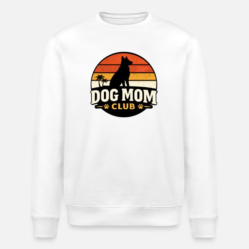 Club des mamans de chiens - Sweat bio ROLLER Stanley/Stella Unisexe - blanc