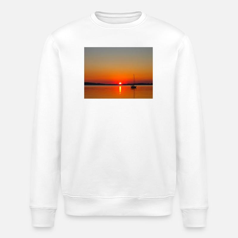Mer de Bavière - Sweat bio ROLLER Stanley/Stella Unisexe - blanc
