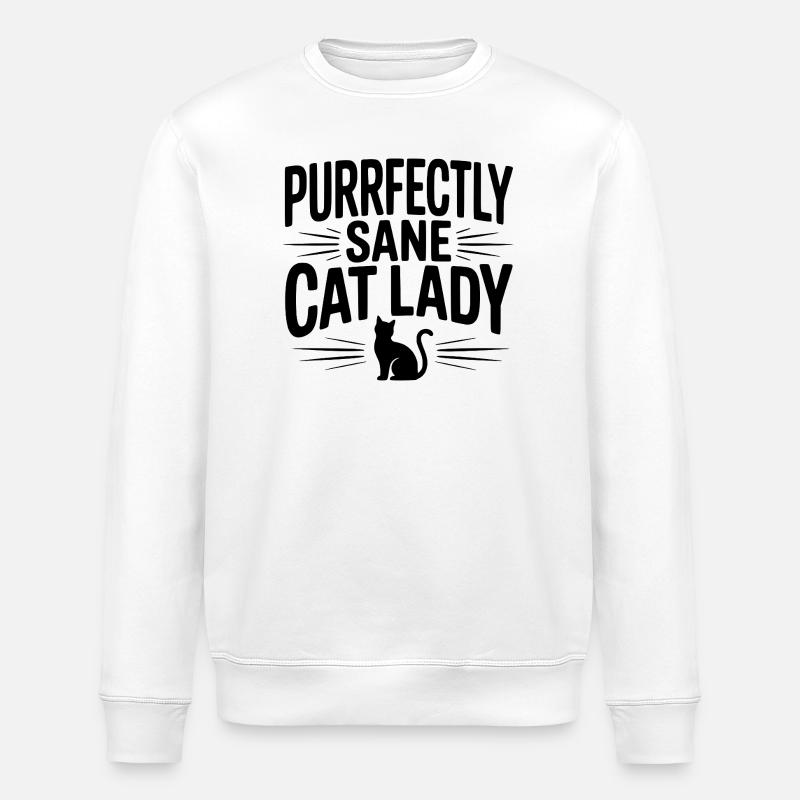 Parfaite Chat Parfaite - Sweat bio ROLLER Stanley/Stella Unisexe - blanc