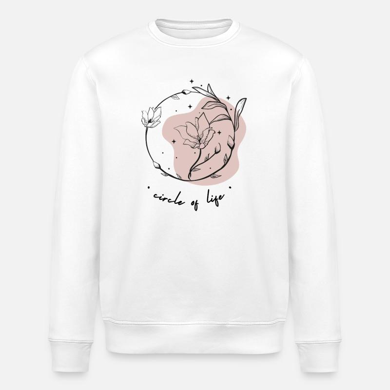 Cycles de vie - Sweat bio ROLLER Stanley/Stella Unisexe - blanc