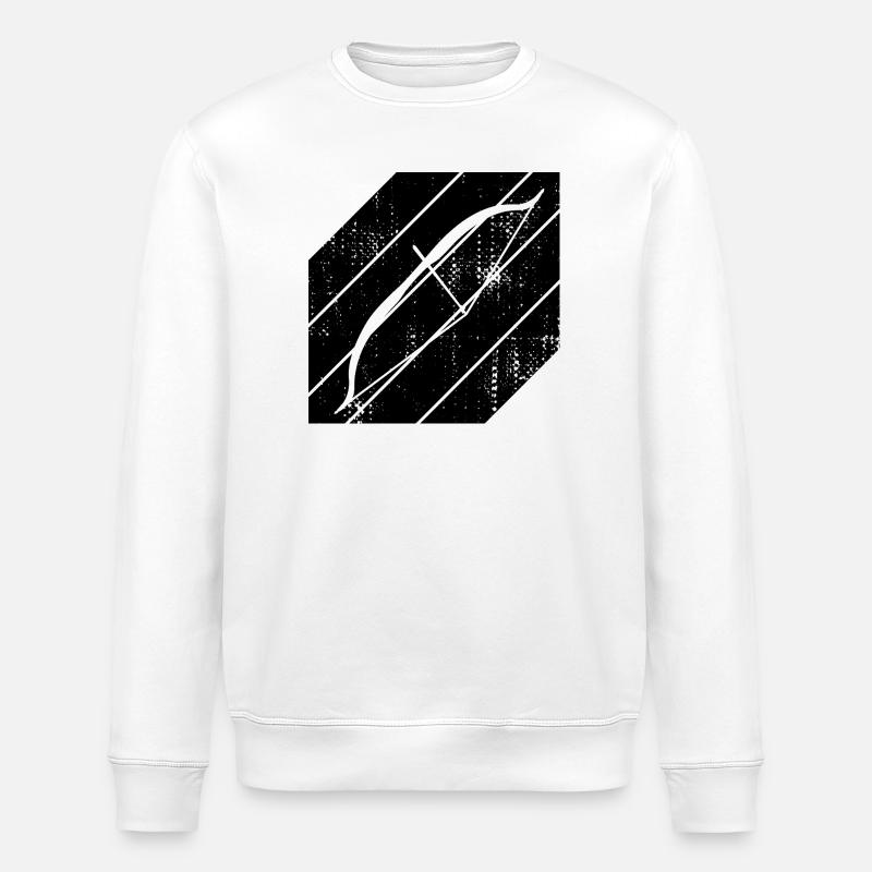 Archery - Stanley/Stella ROLLER Unisex Organic Sweatshirt - white
