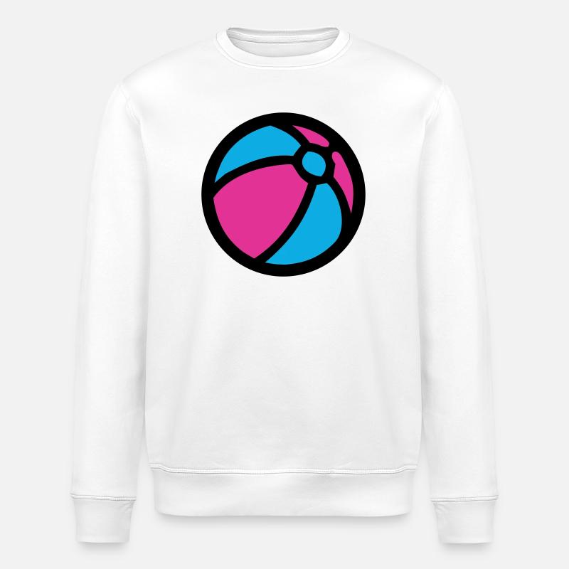 Icône d’été de plage de water-polo - Sweat bio ROLLER Stanley/Stella Unisexe - blanc