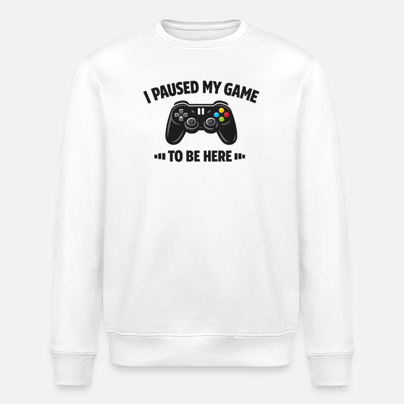 Gaming Design - Stanley/Stella ROLLER Unisex Organic Sweatshirt - white