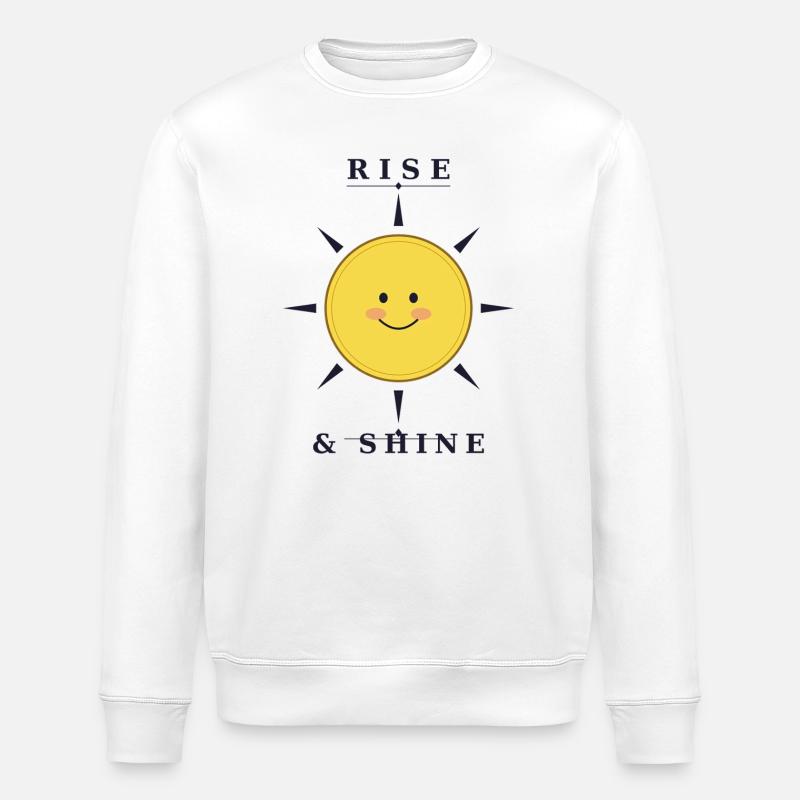 DEBOUT ET BRILLE - Sweat bio ROLLER Stanley/Stella Unisexe - blanc