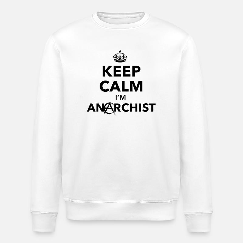 Anarchist - Stanley/Stella Unisex Bio-Sweatshirt ROLLER - Weiß