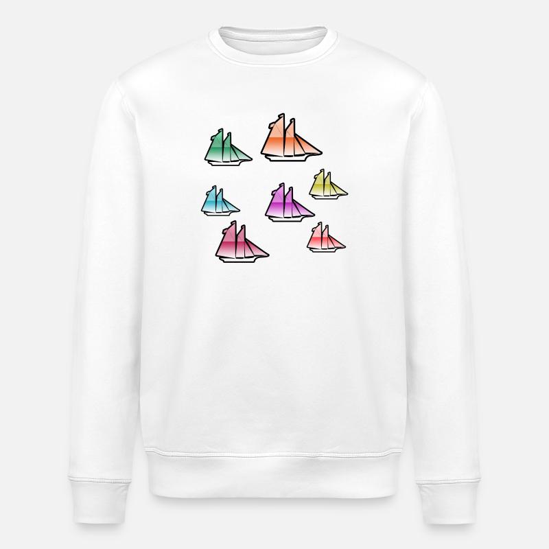 Sail - Stanley/Stella ROLLER Unisex Organic Sweatshirt - white