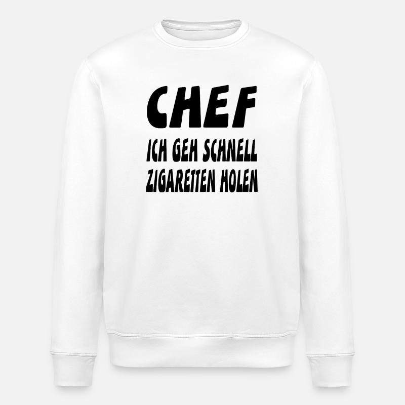 Chef - Stanley/Stella Unisex Bio-Sweatshirt ROLLER - Weiß