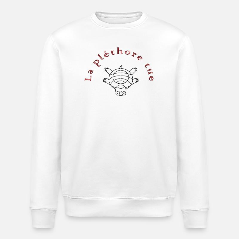 Die Plethora tötet Black - Stanley/Stella Unisex Bio-Sweatshirt ROLLER - Weiß