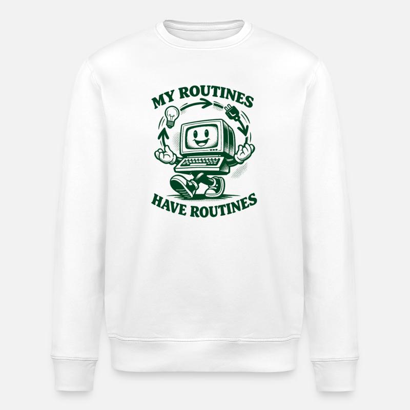 Routines pour Routines | Automatisation - Sweat bio ROLLER Stanley/Stella Unisexe - blanc