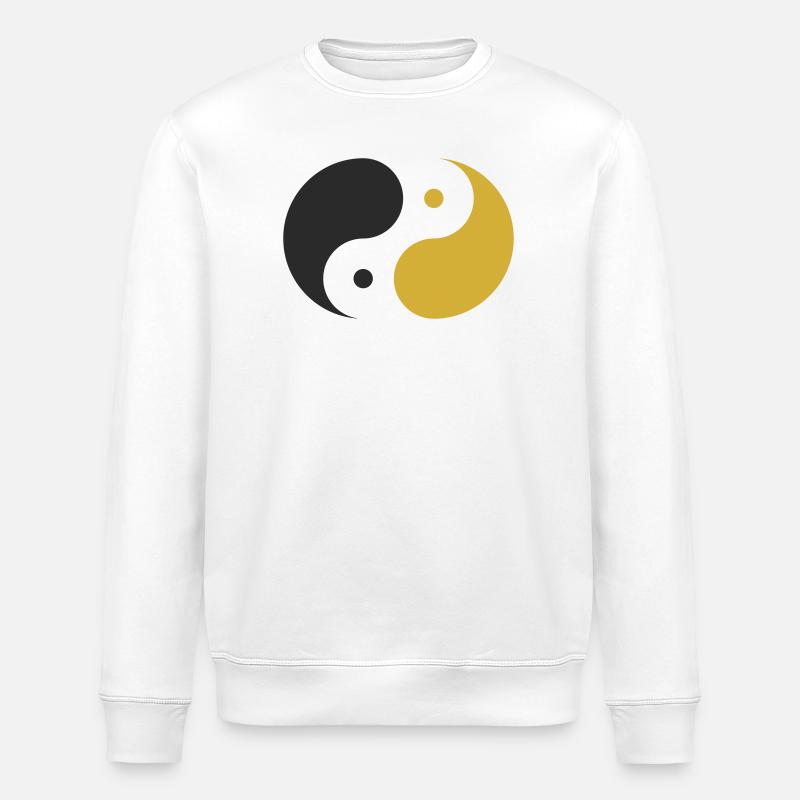 Yin & Yang - Stanley/Stella Unisex Bio-Sweatshirt ROLLER - Weiß