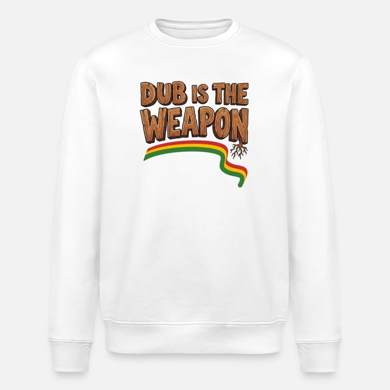 Dub Reggae Weapon - Stanley/Stella Unisex Bio-Sweatshirt ROLLER - Weiß
