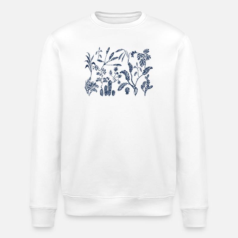JUNGLE - Stanley/Stella ROLLER Unisex Organic Sweatshirt - white
