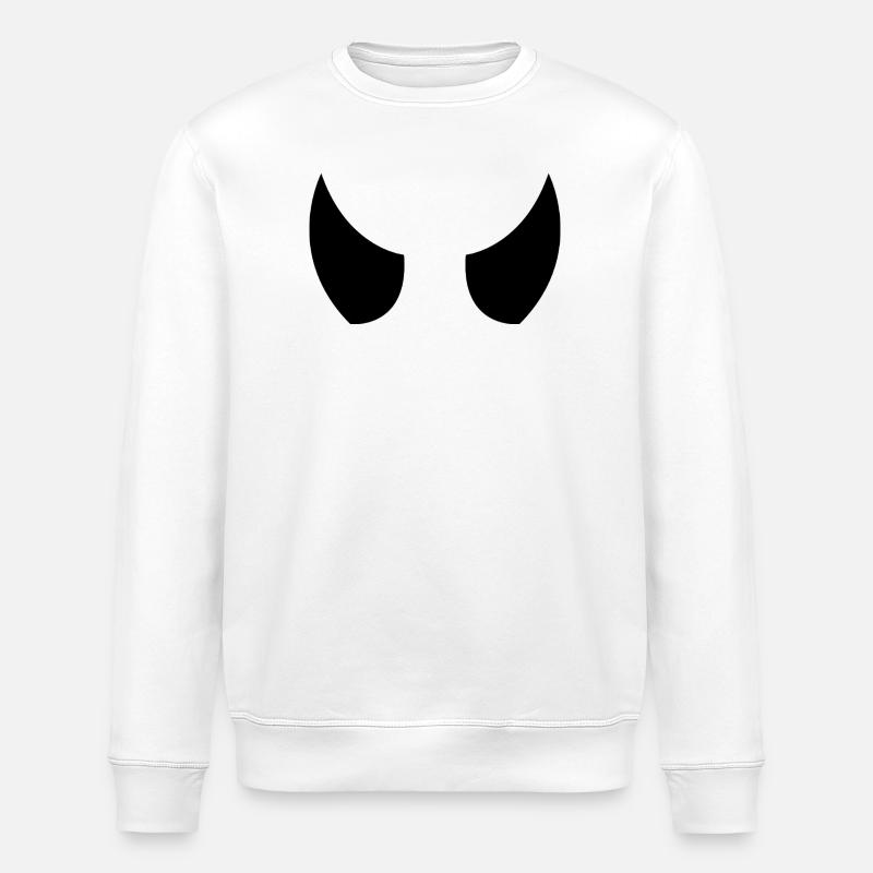 Teufelshörner - Stanley/Stella Unisex Bio-Sweatshirt ROLLER - Weiß
