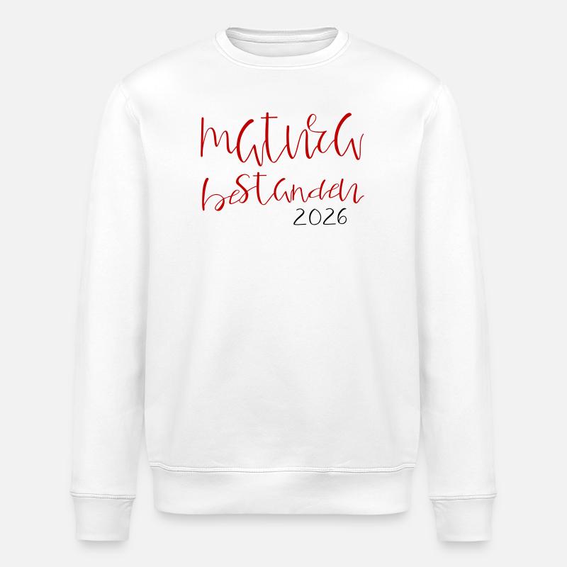 Matura bestanden - Stanley/Stella Unisex Bio-Sweatshirt ROLLER - Weiß