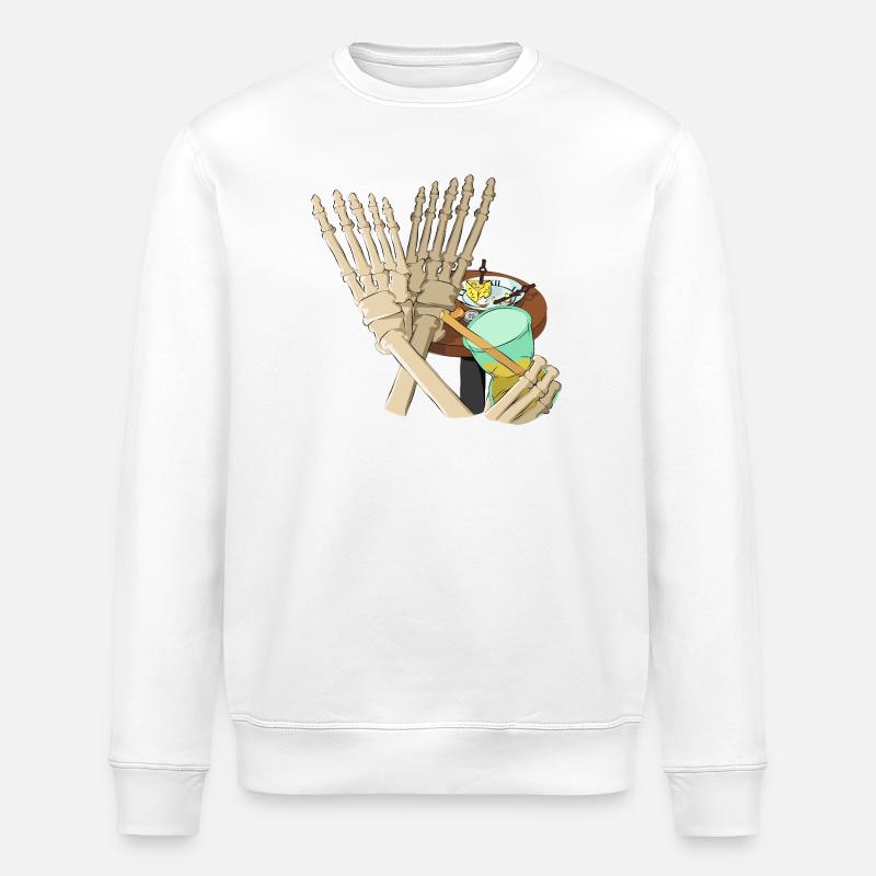 Éternité - Sweat bio ROLLER Stanley/Stella Unisexe - blanc