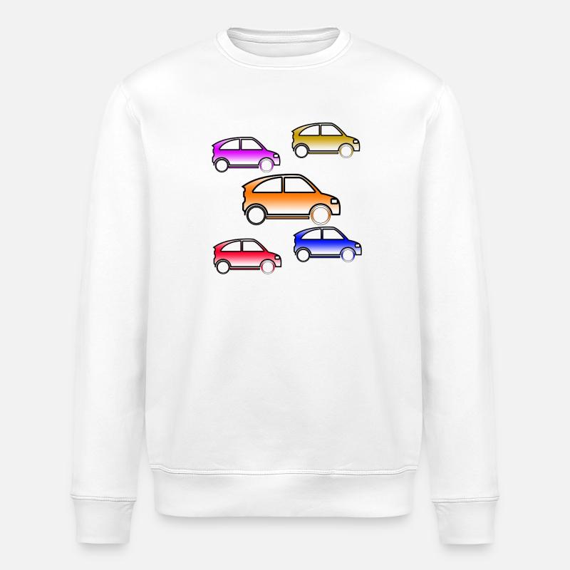 Automobiles - Sweat bio ROLLER Stanley/Stella Unisexe - blanc