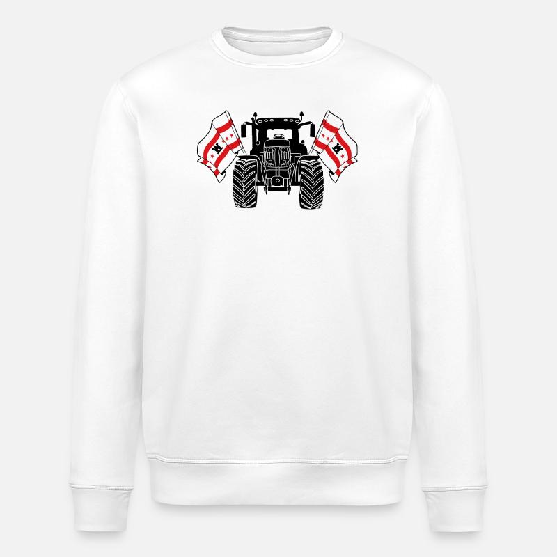 Drenthe_Tractor_Pride - Sweat bio ROLLER Stanley/Stella Unisexe - blanc