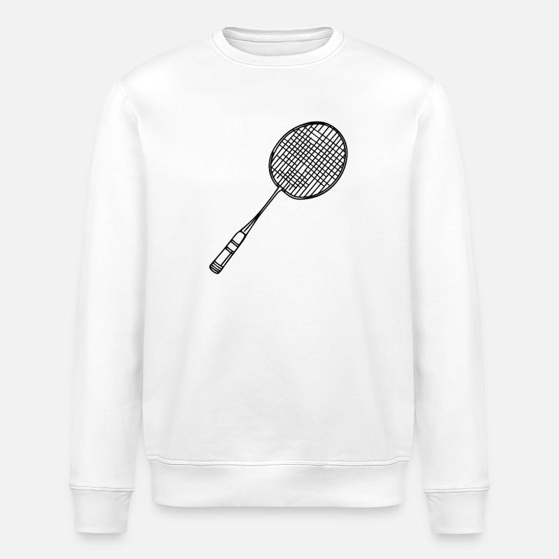 Badminton rackets - Stanley/Stella ROLLER Unisex Organic Sweatshirt - white