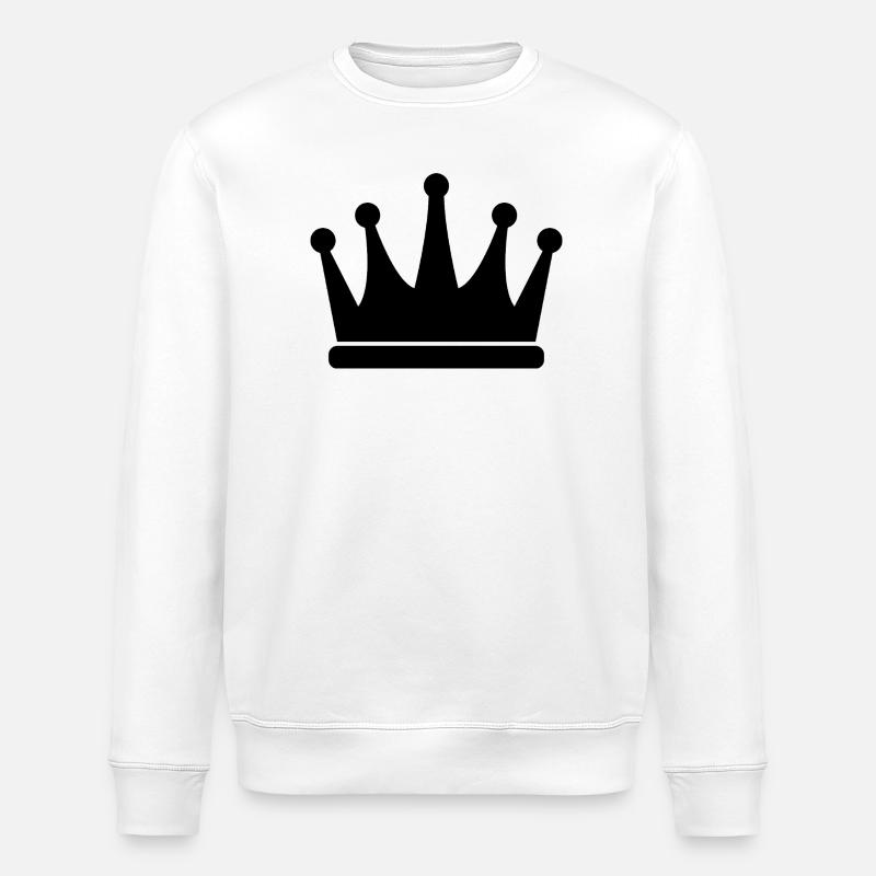 Crown - Stanley/Stella ROLLER Unisex Organic Sweatshirt - white
