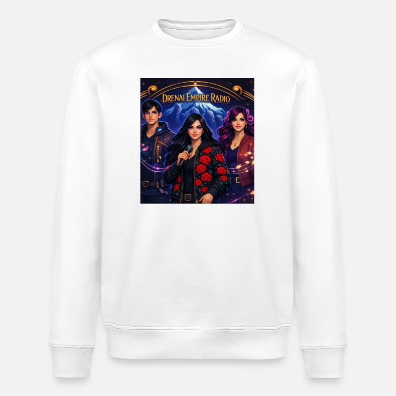 Radio Banner Tee - Sweat bio ROLLER Stanley/Stella Unisexe - blanc