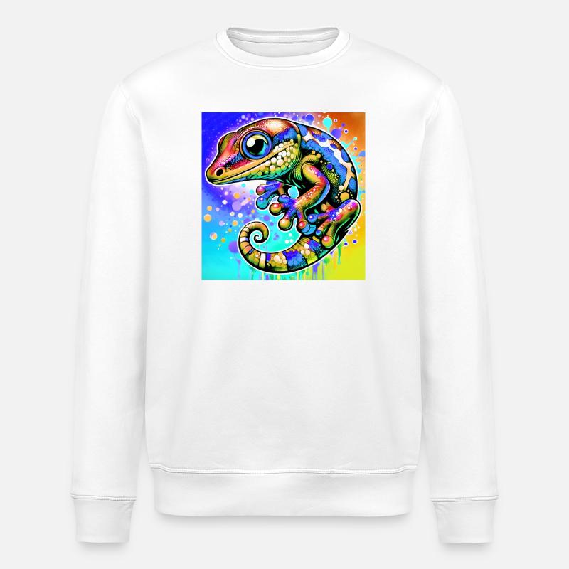 Gecko - Sweat bio ROLLER Stanley/Stella Unisexe - blanc