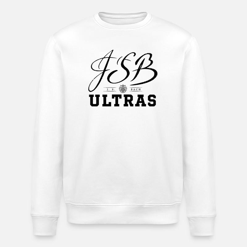 Bach Ultras - Sweat bio ROLLER Stanley/Stella Unisexe - blanc