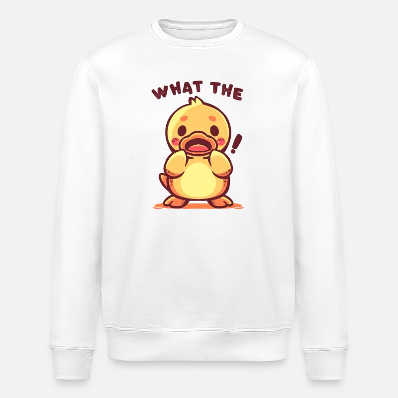 What The - Stanley/Stella ROLLER Unisex Organic Sweatshirt - white