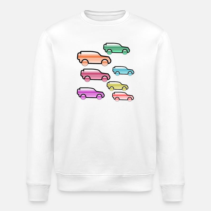 Autos - Stanley/Stella Unisex Bio-Sweatshirt ROLLER - Weiß