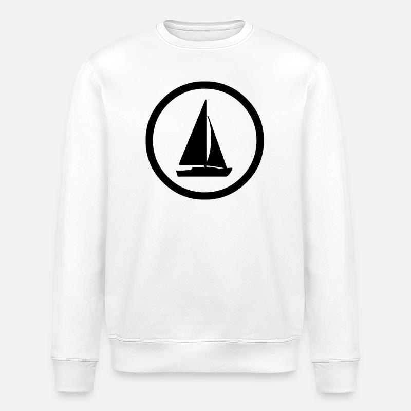 Sail - Stanley/Stella ROLLER Unisex Organic Sweatshirt - white