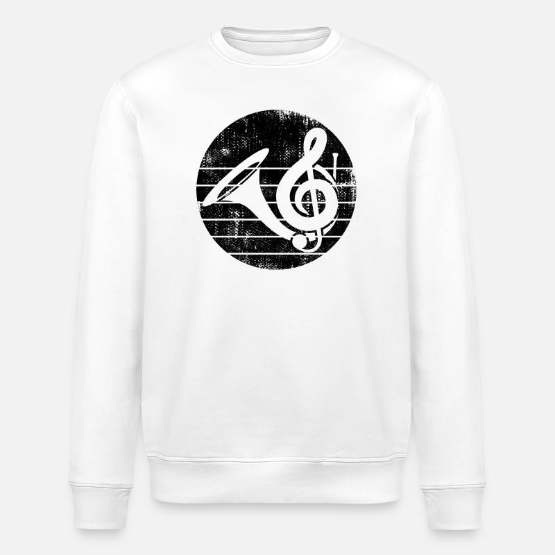 Waldhorn - Stanley/Stella Unisex Bio-Sweatshirt ROLLER - Weiß