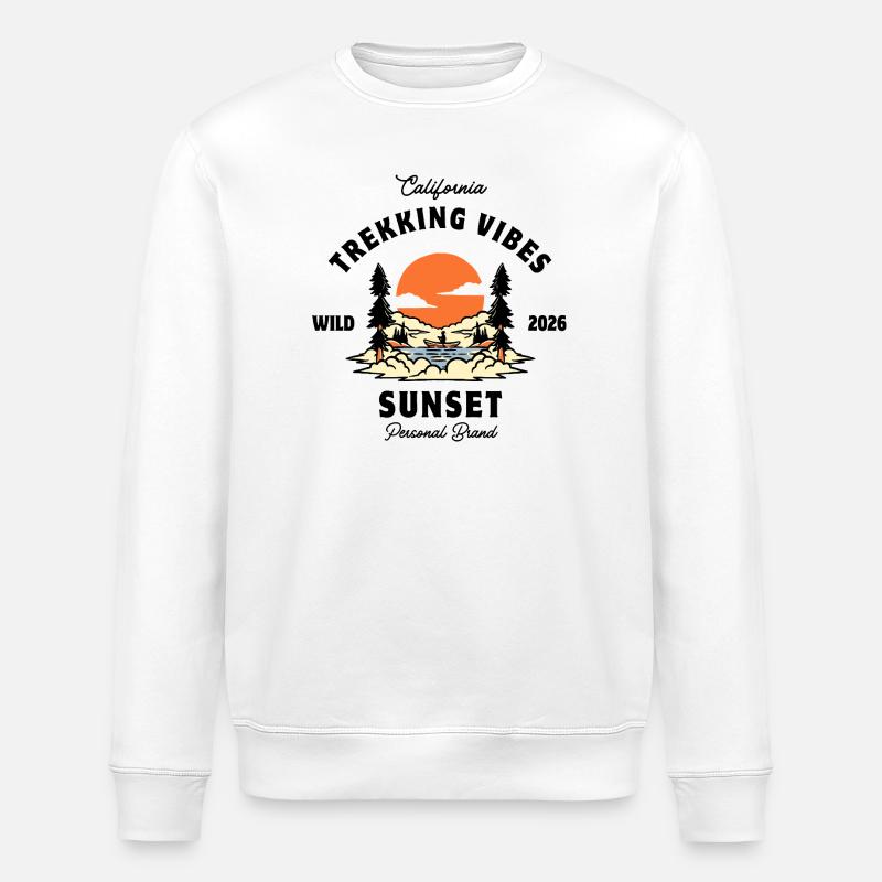 Trekking-Vibes - Stanley/Stella Unisex Bio-Sweatshirt ROLLER - Weiß